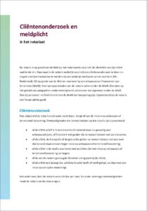 brochure cliëntenonderzoek en meldplicht