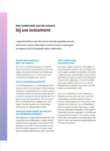 Brochure onderzoek testament